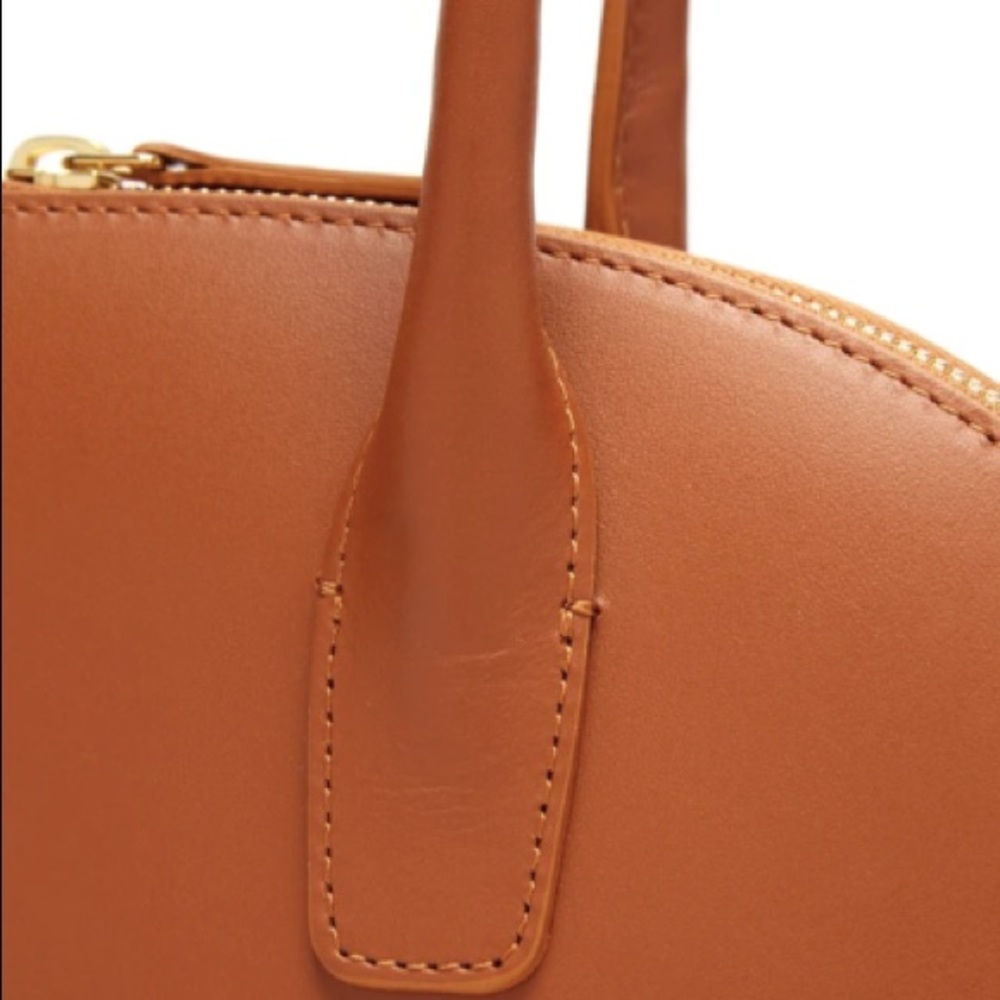 MANSUR GAVRIEL Top Handle Rounded Leather Bag - Picture 5 of 10